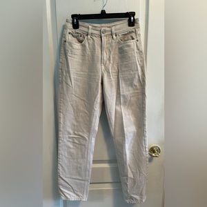 American Eagle Tan Straight Leg Denim Pants
